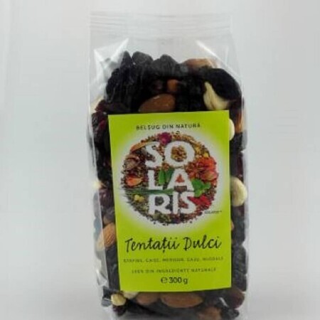 Mezcla de frutos secos Dulces tentaciones, 300 gr, Solaris