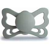 FRIGG Butterfly anatomic silicone pacifier Sage, 0-6m 1×1 pc, silicone pacifier