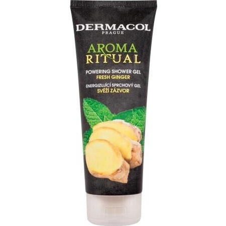 Dermacol Aroma Ritual - verkwikkende douchegel verse gember 1×250 ml, douchegel