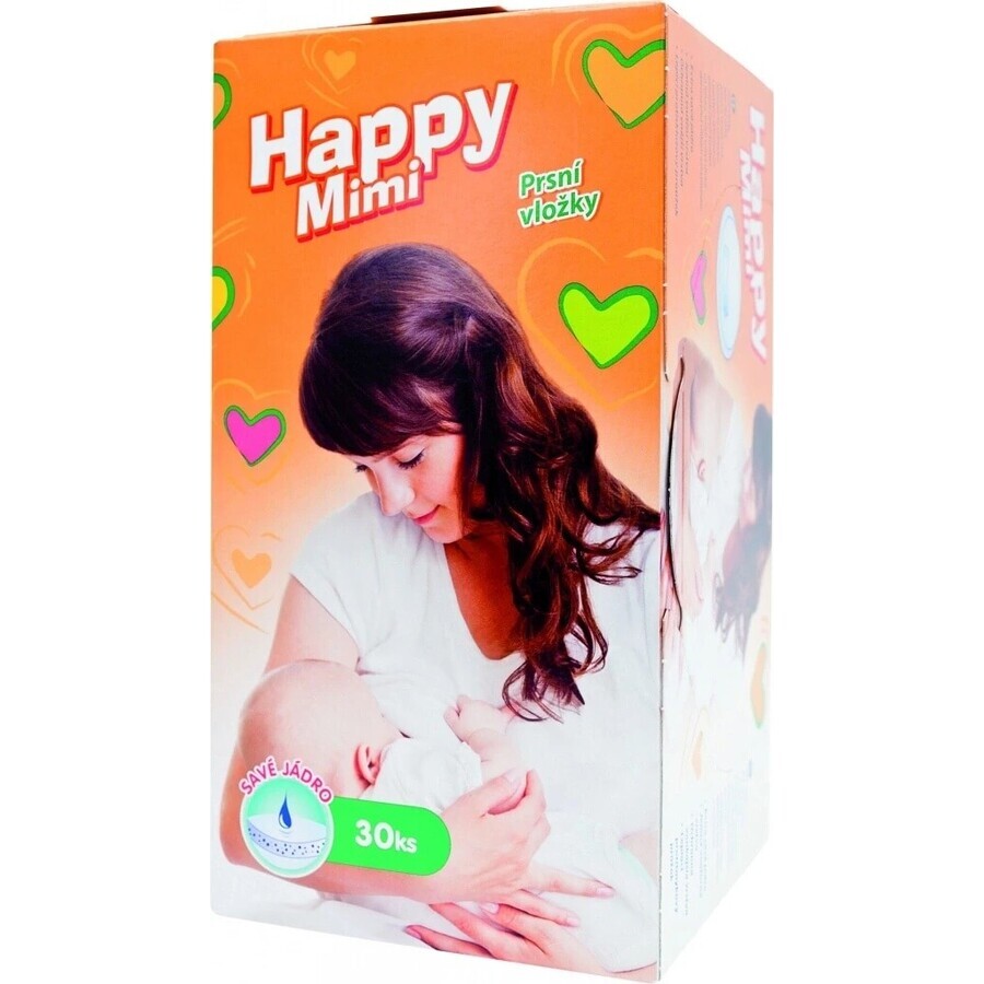 Happy Mimi Discos Absorbentes 1×30 uds, Discos Absorbentes