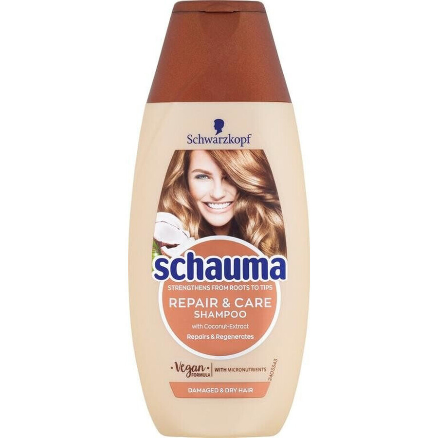 Schauma Repair & Care Shampoo 1×400 ml, shampoo