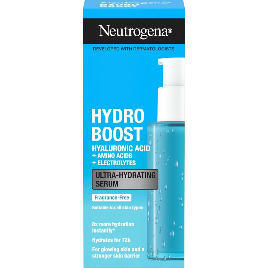 NEUTROGENA® Hydro Boost Ultra Moisturising Serum 1×30 ml, feuchtigkeitsspendendes Serum