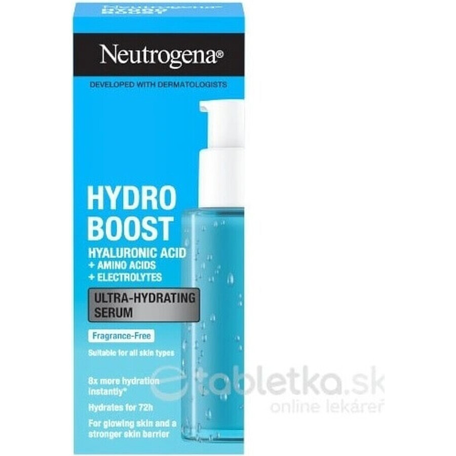 NEUTROGENA® Hydro Boost Ultra Moisturising Serum 1×30 ml, feuchtigkeitsspendendes Serum