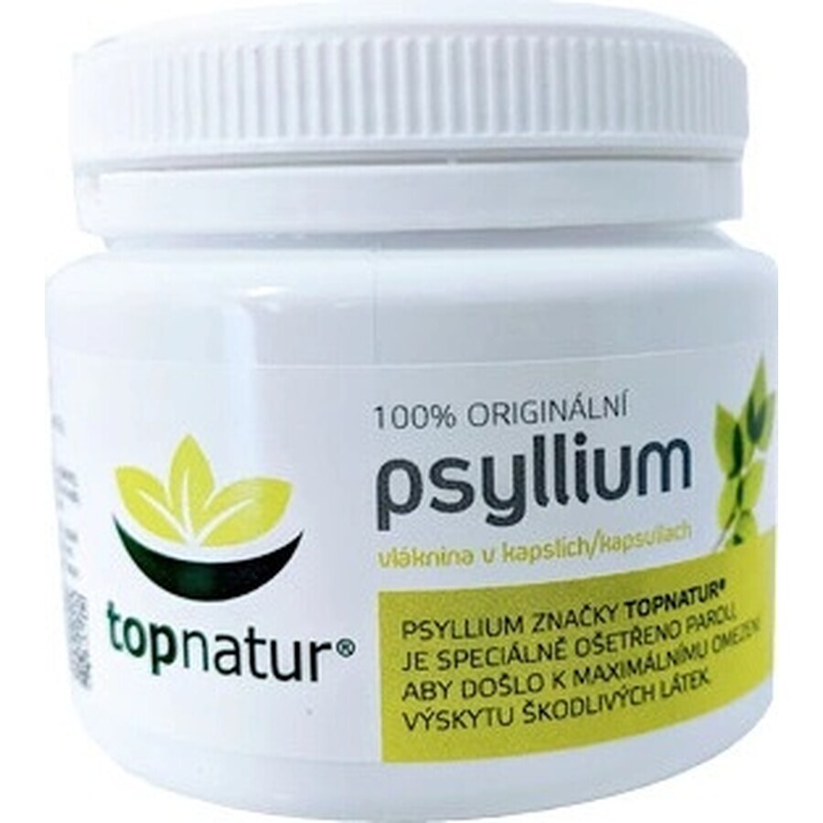 topnatur PSYLLIUM fibre 1×100 cps, supliment alimentar