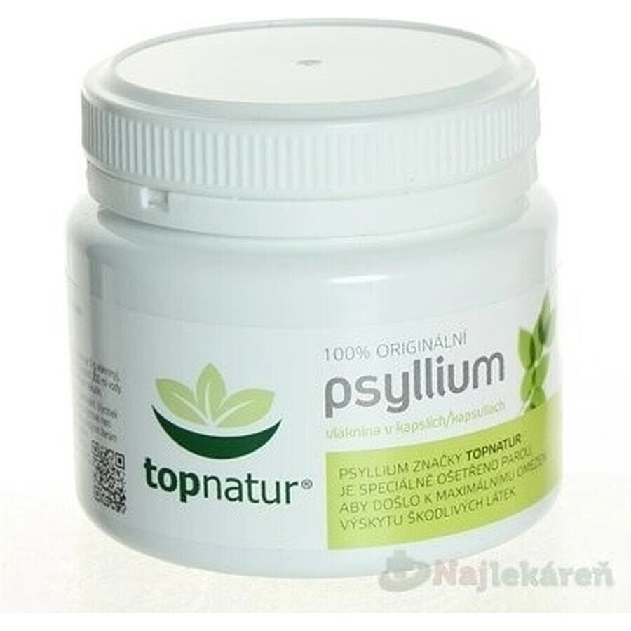 topnatur PSYLLIUM fibre 1×100 cps, supliment alimentar