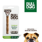 Maquinilla de afeitar Bulldog Bulldog Original Bamboo + 2 cabezales de recambio Set 1×1, maquinilla de afeitar + 2 cabezales de recambio