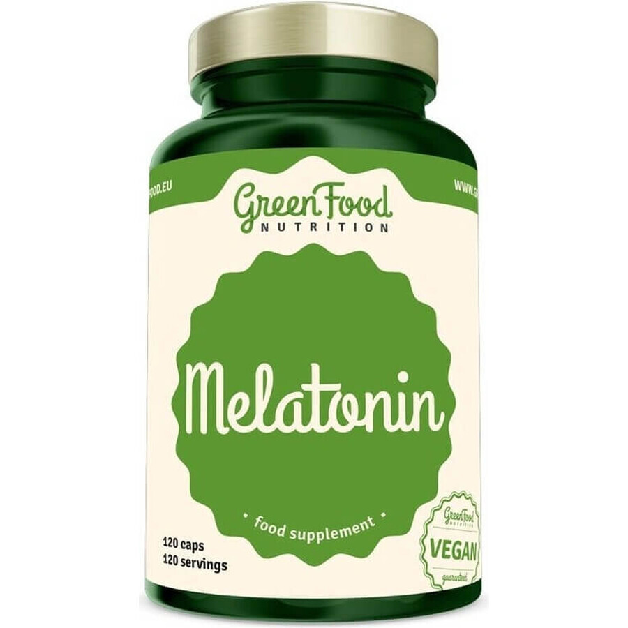 GreenFood Nutrition Melatonina 1×120cps suplemento dietético