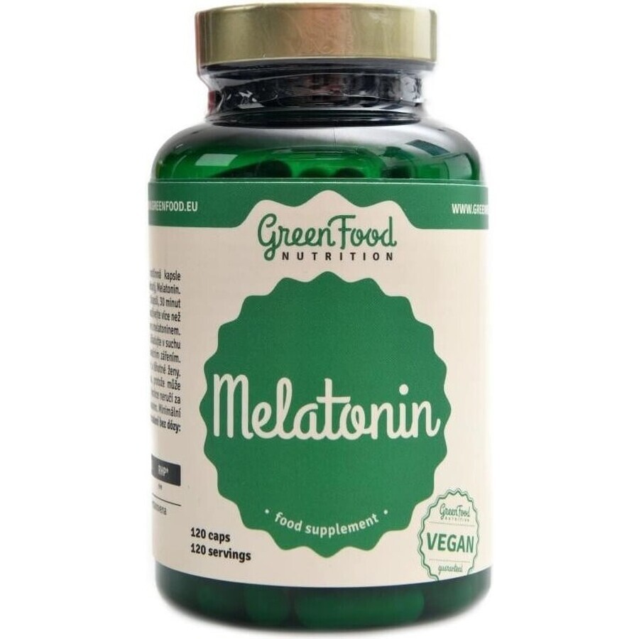 GreenFood Nutrition Melatonina 1×120cps suplemento dietético