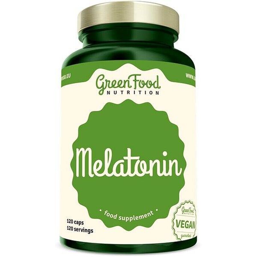 GreenFood Nutrition Melatonina 1×120cps suplemento dietético