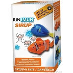 RINIMUN DOUBLE siroop + geschenk (speelgoed - dinosaurus groeit in water) 2×120 ml, voedingssupplement