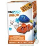 RINIMUN DOUBLE siroop + geschenk (speelgoed - dinosaurus groeit in water) 2×120 ml, voedingssupplement