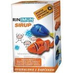 RINIMUN DOUBLE siroop + geschenk (speelgoed - dinosaurus groeit in water) 2×120 ml, voedingssupplement