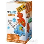 RINIMUN DOUBLE siroop + geschenk (speelgoed - dinosaurus groeit in water) 2×120 ml, voedingssupplement