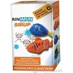 RINIMUN DOUBLE siroop + geschenk (speelgoed - dinosaurus groeit in water) 2×120 ml, voedingssupplement