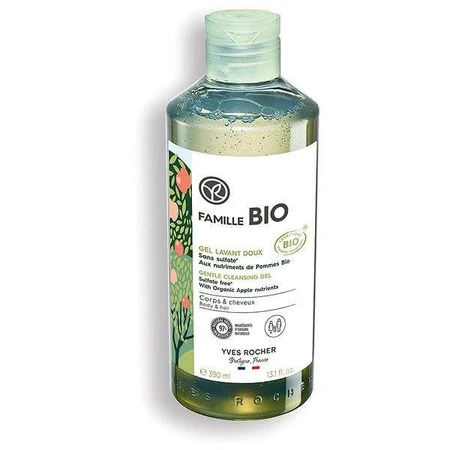 Yves Rocher Lavaggio delicato per corpo e capelli FAMILLE BIO 1×390ml, lavaggio per corpo e capelli