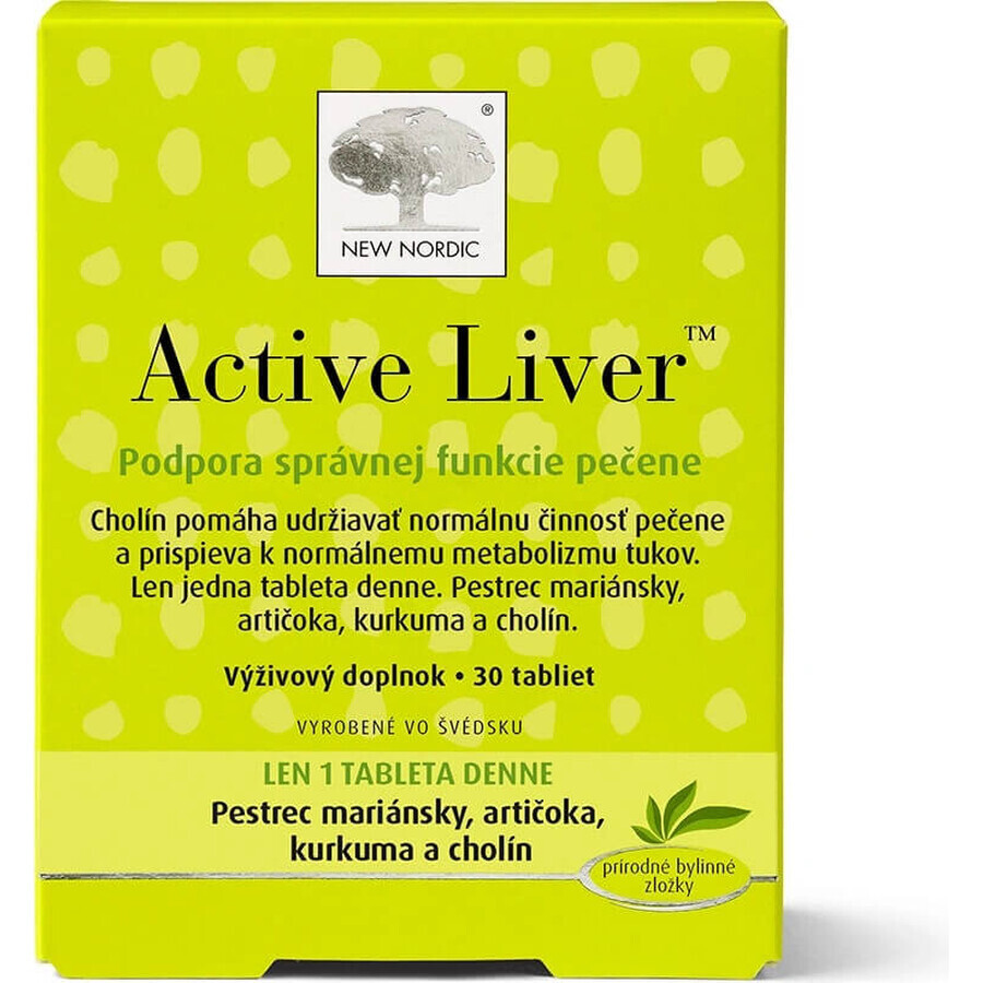 NEW NORDIC Active Liver 1×30 tbl, supliment alimentar