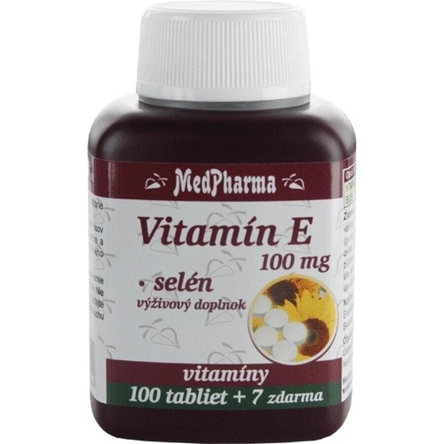 MedPharma VITAMIN E 100 1×107 cps, food supplement