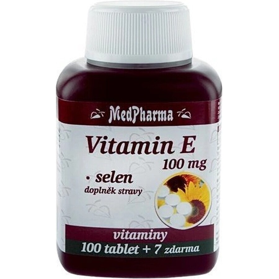 MedPharma VITAMIN E 100 1×107 cps, food supplement