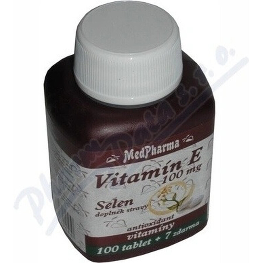 MedPharma VITAMIN E 100 1×107 cps, food supplement