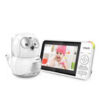 VTECH BM5550-OWL, baby video baby sitter Búho con pantalla de 5" y cámara giratoria 1×1pc, baby sitter