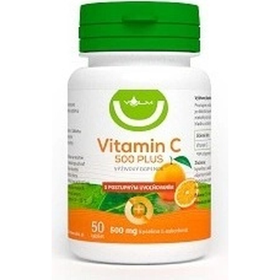 VULM Vitamina C 500 PLUS 1×50 tbl, vitamina C