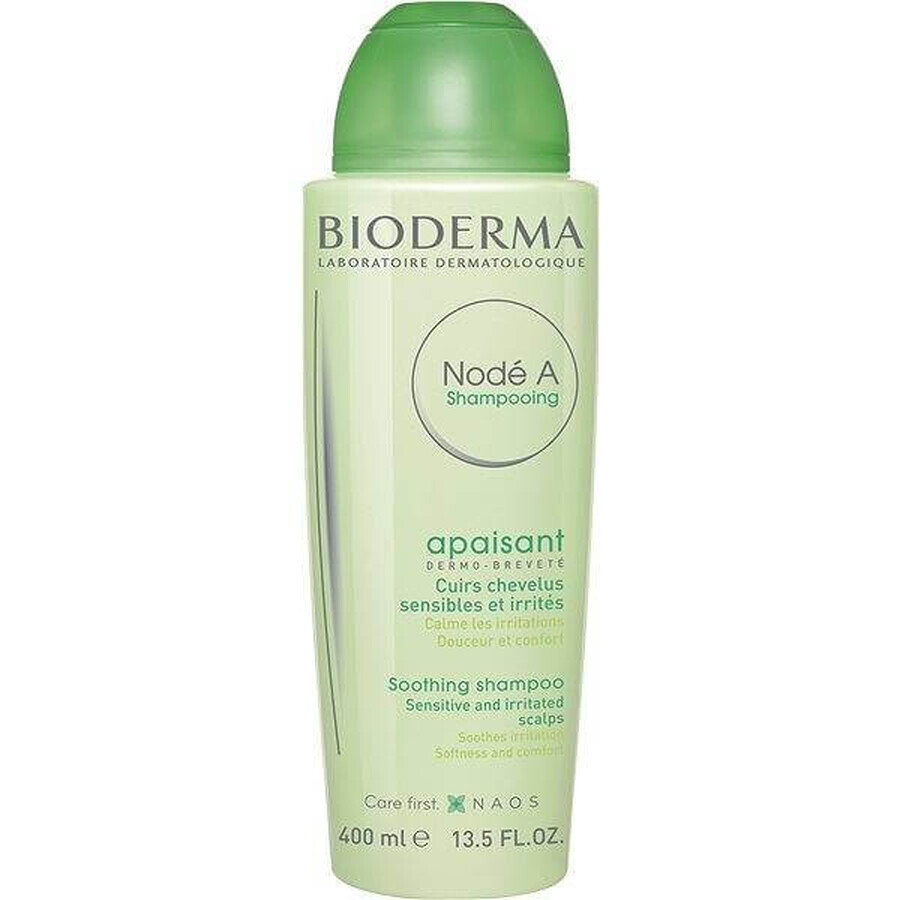 BIODERMA Nodé A champú cuero cabelludo sensible e irritado 1×400 ml, champú