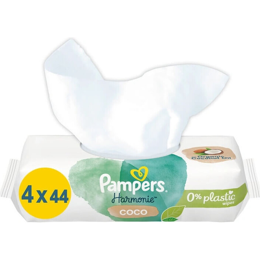 PAMPERS HARMONIE HARMONIE PROTECT&CARE WIPES 176KS 1×176 pcs, toallitas húmedas