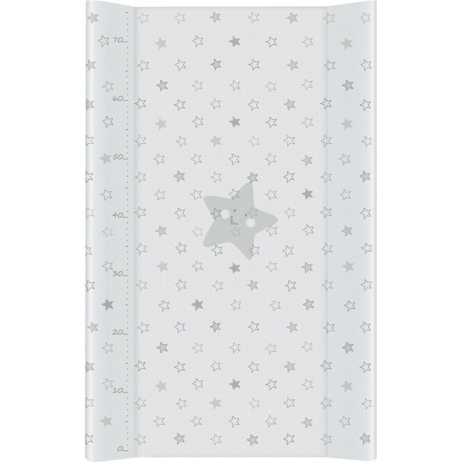 CEBA Estera de recambio de 2 caras con tablero macizo (50x80) Comfort Stars gris claro 1×1 ud.