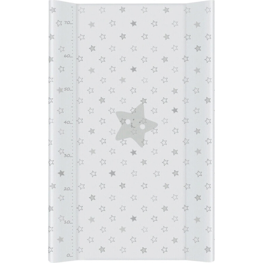 CEBA Estera de recambio de 2 caras con tablero macizo (50x80) Comfort Stars gris claro 1×1 ud.