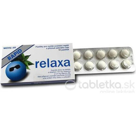 relax RAPID - Pastillas Woykoff 1x10 unid.