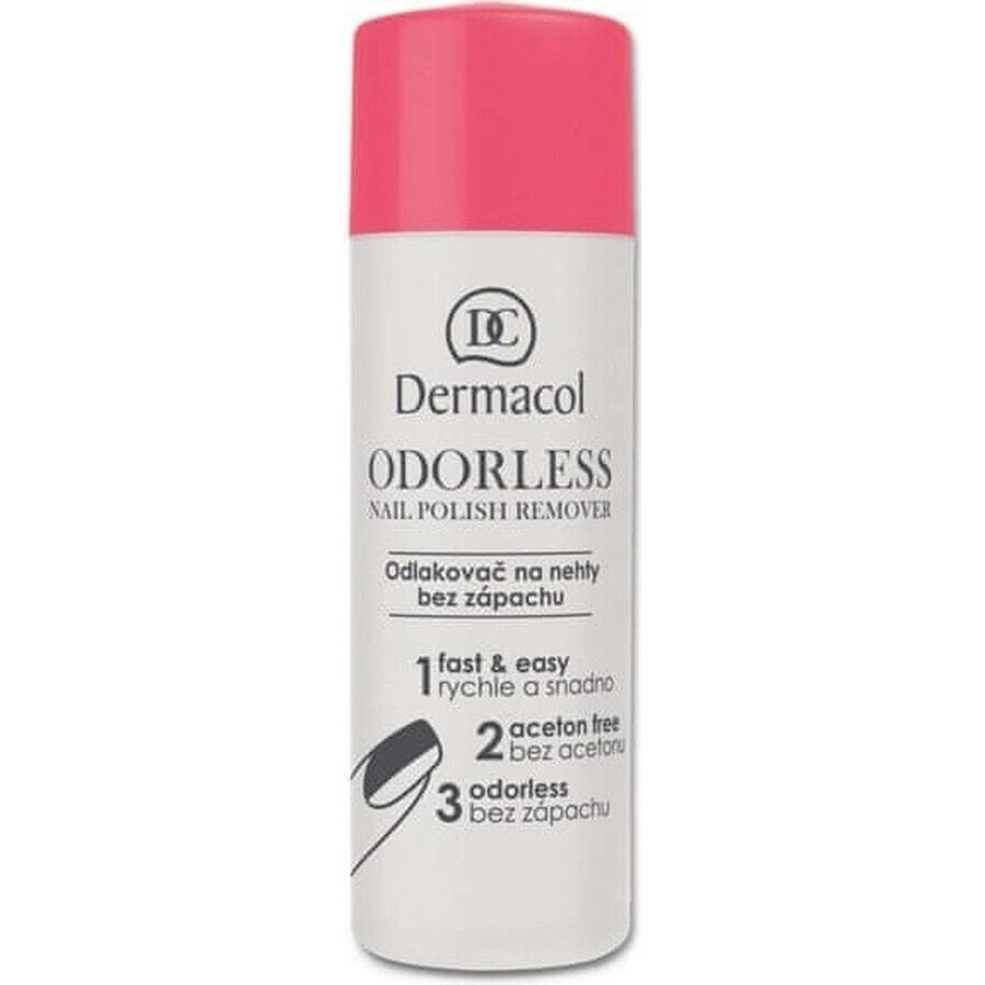 Dermacol Quitaesmalte Inodoro 1×120 ml, quitaesmalte de uñas