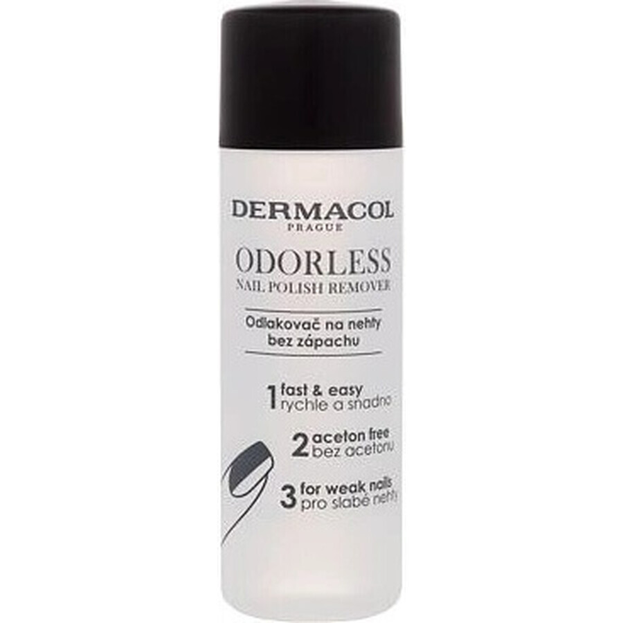 Dermacol Quitaesmalte Inodoro 1×120 ml, quitaesmalte de uñas