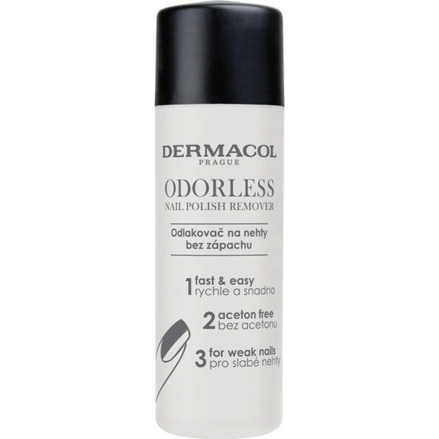 Dermacol Quitaesmalte Inodoro 1×120 ml, quitaesmalte de uñas