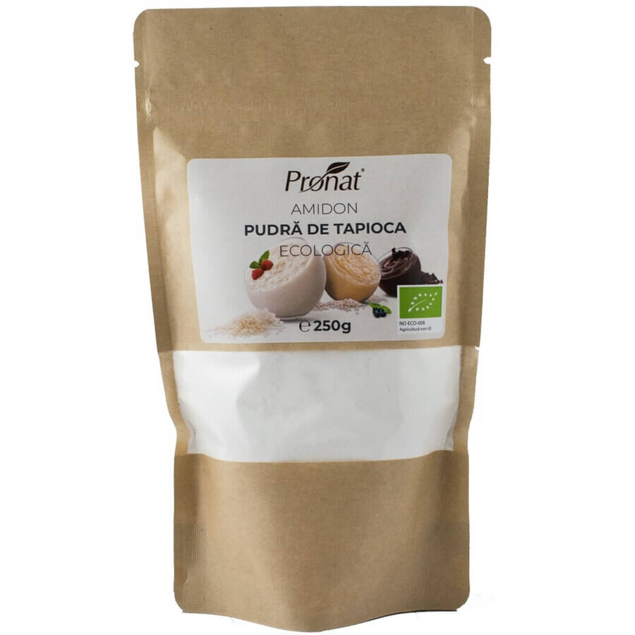 Amidon Pudra de tapioca ecologica, 250 gr, Pronat