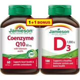 JAMIESON COENZYM Q10 60 MG+SELENIO+B1 1×60 cps, coenzima