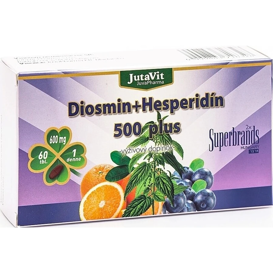 JutaVit Diosmin+Hesperidin 500 plus tbl 1x60 buc