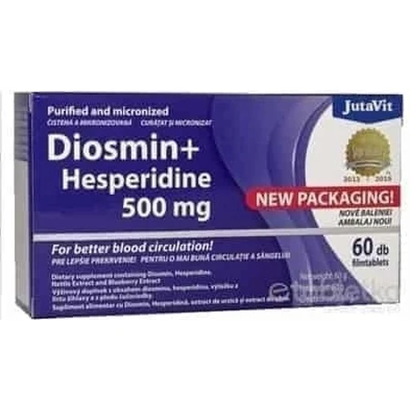 JutaVit Diosmin+Hesperidin 500 plus tbl 1x60 buc
