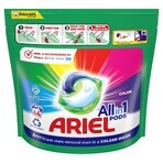 Ariel All-in-1 PODS Color, Cápsulas de Gel de Lavado, 44 Wash 1×44pcs, Cápsulas de Gel de Lavado