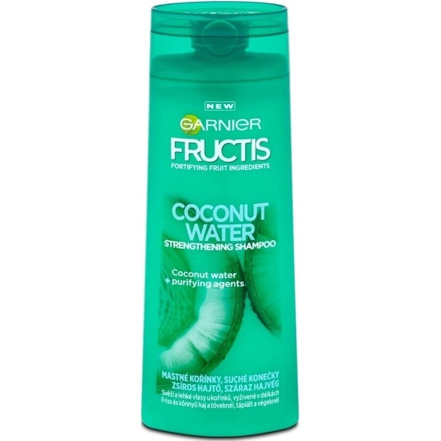 GARNIER GARNIER FRUCTIS AGUA DE COCONA champú 1×250ml, champú para el cabello