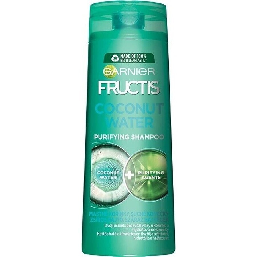 GARNIER GARNIER FRUCTIS AGUA DE COCONA champú 1×250ml, champú para el cabello