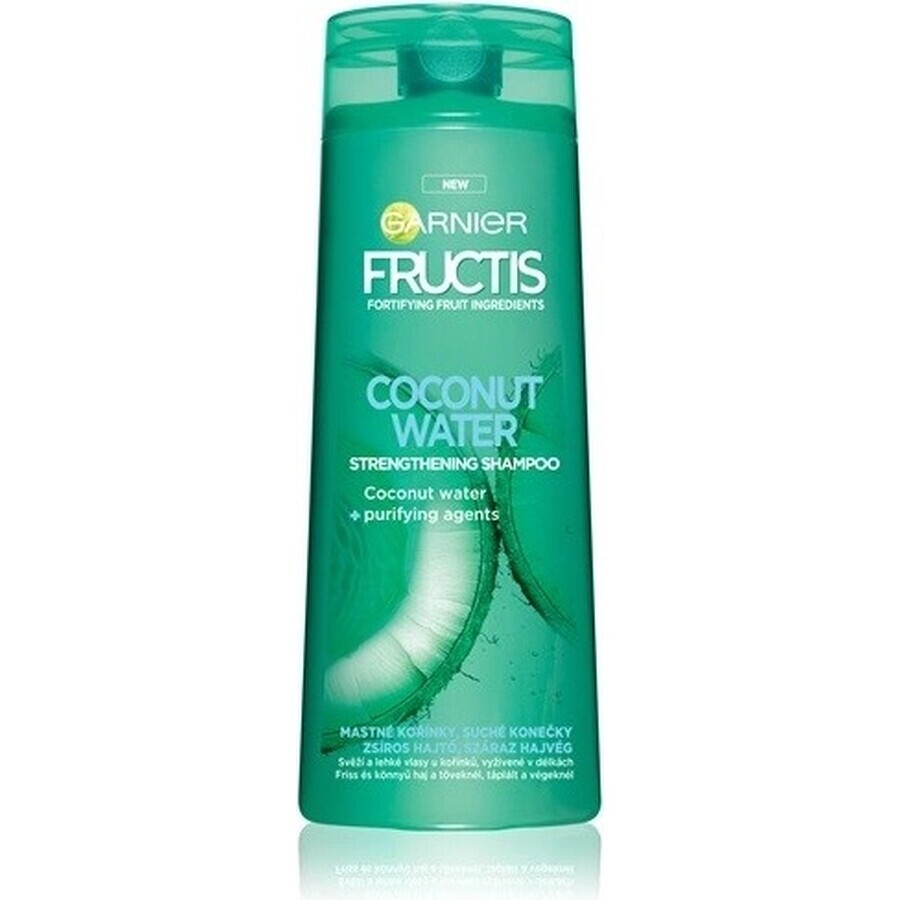 GARNIER GARNIER FRUCTIS AGUA DE COCONA champú 1×250ml, champú para el cabello