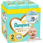 Pampers Premium MBP S2 224 Stück (4-8kg) 1×224 Stück Windeln