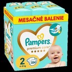 Pampers Premium MBP S2 224 Stück (4-8kg) 1×224 Stück Windeln