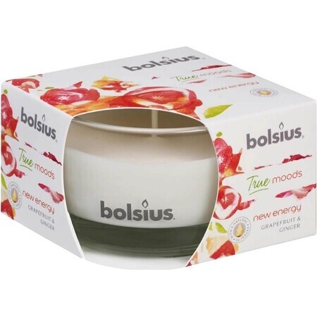 Bolsius Aromatic 2.0 Sticlă 80x50mm Energie nouă, lumânare parfumată 1×1 buc, lumânare parfumată