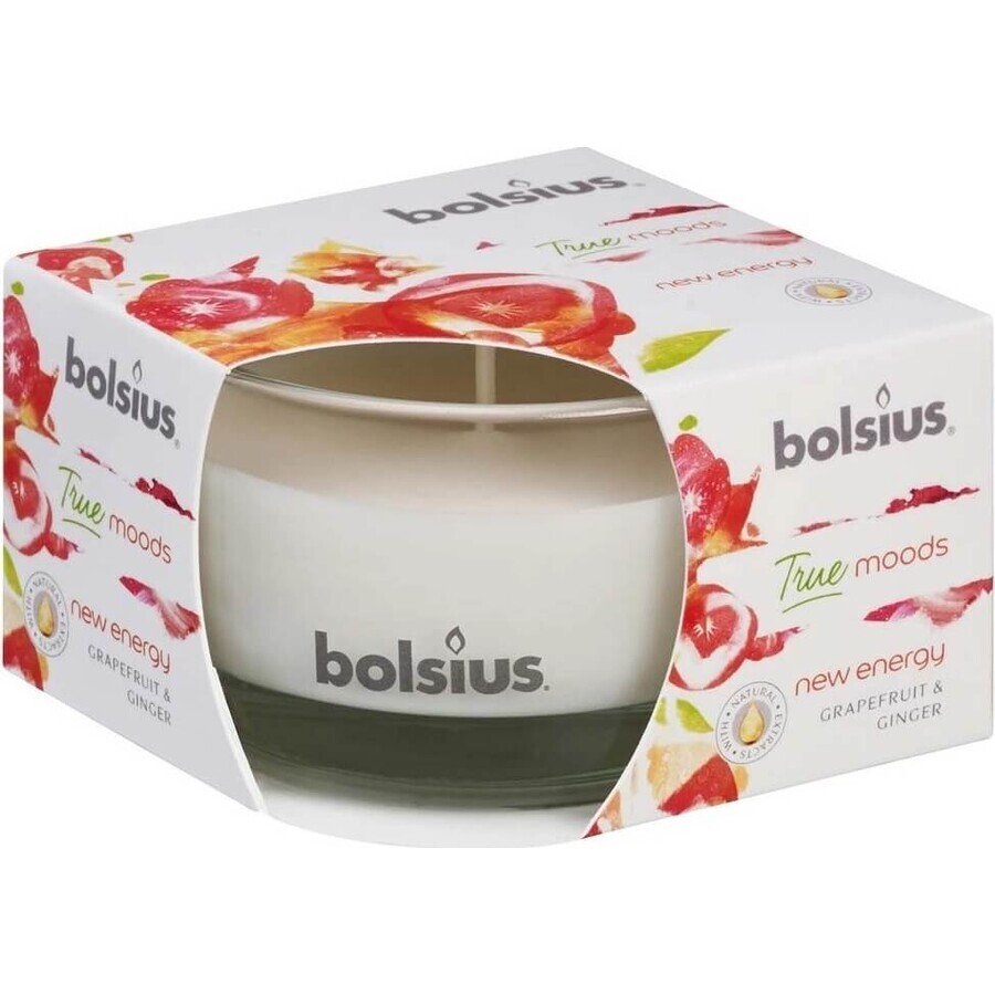 Bolsius Aromatic 2.0 Sticlă 80x50mm Energie nouă, lumânare parfumată 1×1 buc, lumânare parfumată