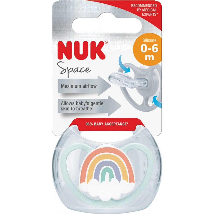 NUK Soother Space 0-6m BOX 1×1 pc, pacifier