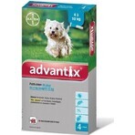 Advantix Spot-on para perros de 4 a 10 kg (4 pipetas) 4x1 ml