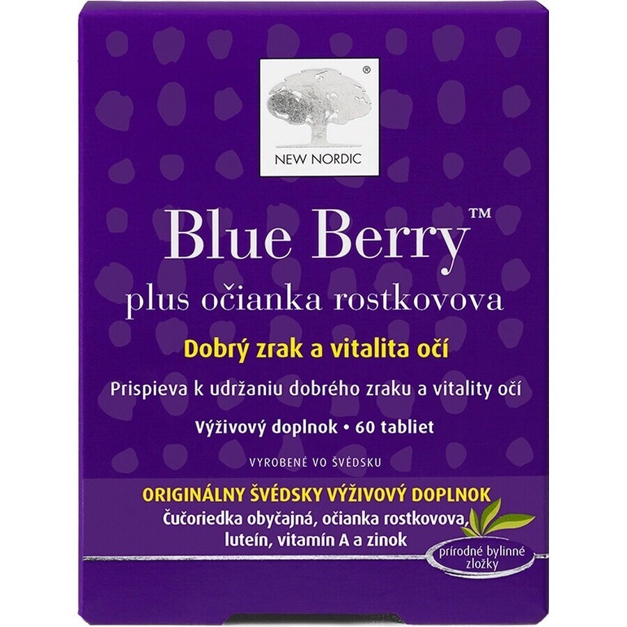 NEW NORDIC Blue Berry 1×60 tbl, supliment alimentar