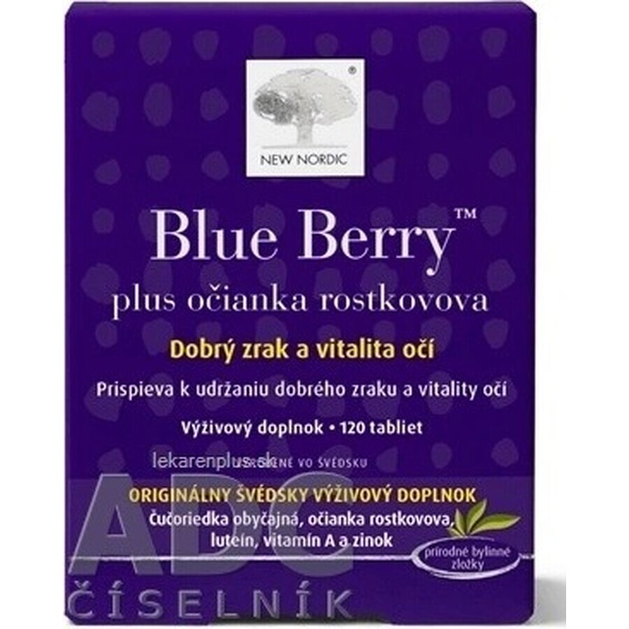 NEW NORDIC Blue Berry 1×60 tbl, supliment alimentar