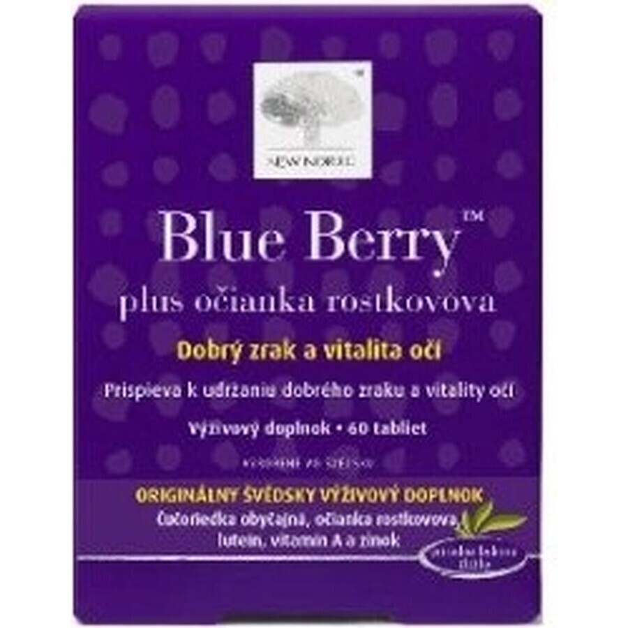 NEW NORDIC Blue Berry 1×60 tbl, supliment alimentar